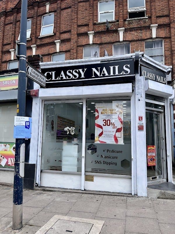 CLASSY NAIL SALON — photo from its Google Maps listing